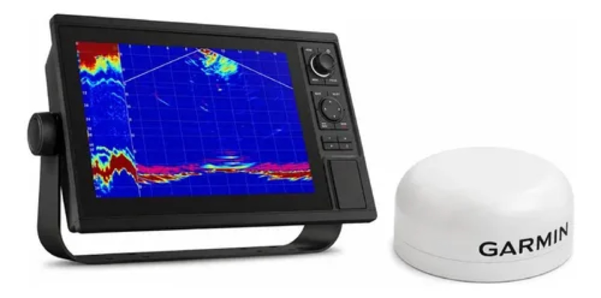 Sonar Garmin Aquamap 1022xs com antena GPS GA38